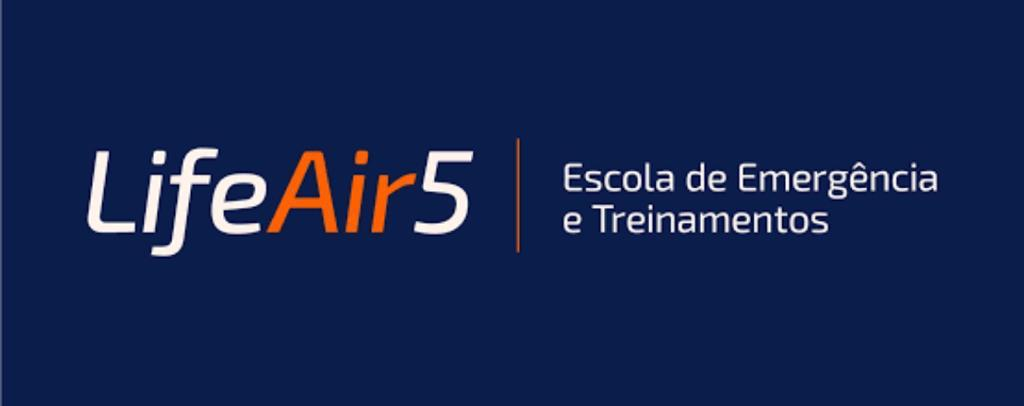 Logotipo LIFEAIR5 ESCOLA DE EMERGENCIA E TREINAMENTOS LTDA