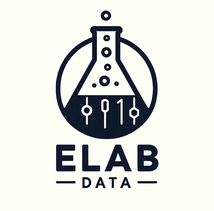 Logotipo ELAB DATA APP HOUSE LTDA